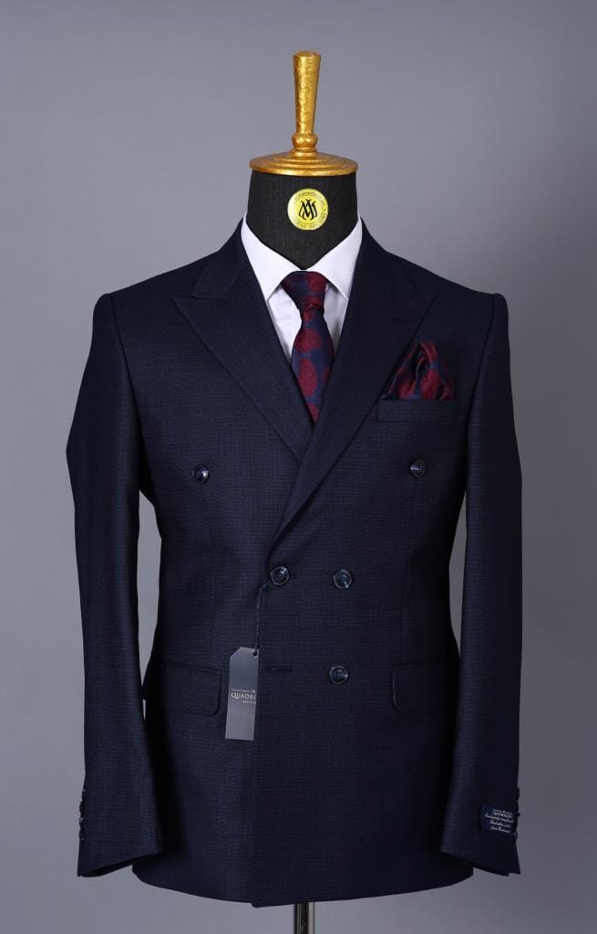 Costume Croisé Bleu Nuit V.I.P