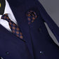 Costume croisé bleu rayé 6 boutons pour homme COSTUMES CROISES V.I.P MOUBARAK SHOP