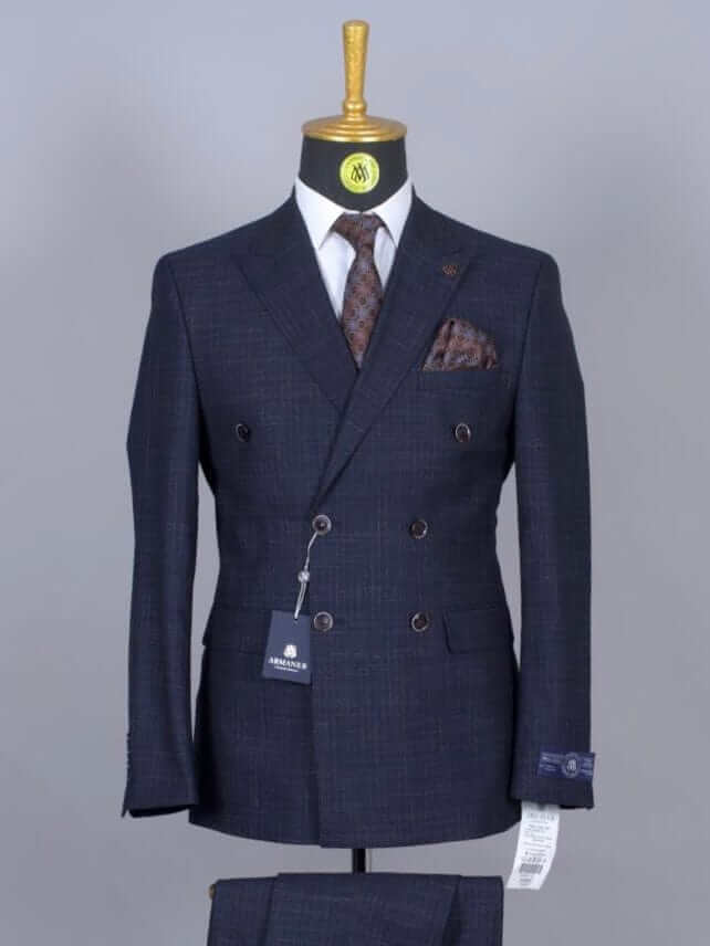 Double Breasted Suit Anthracite Grey
