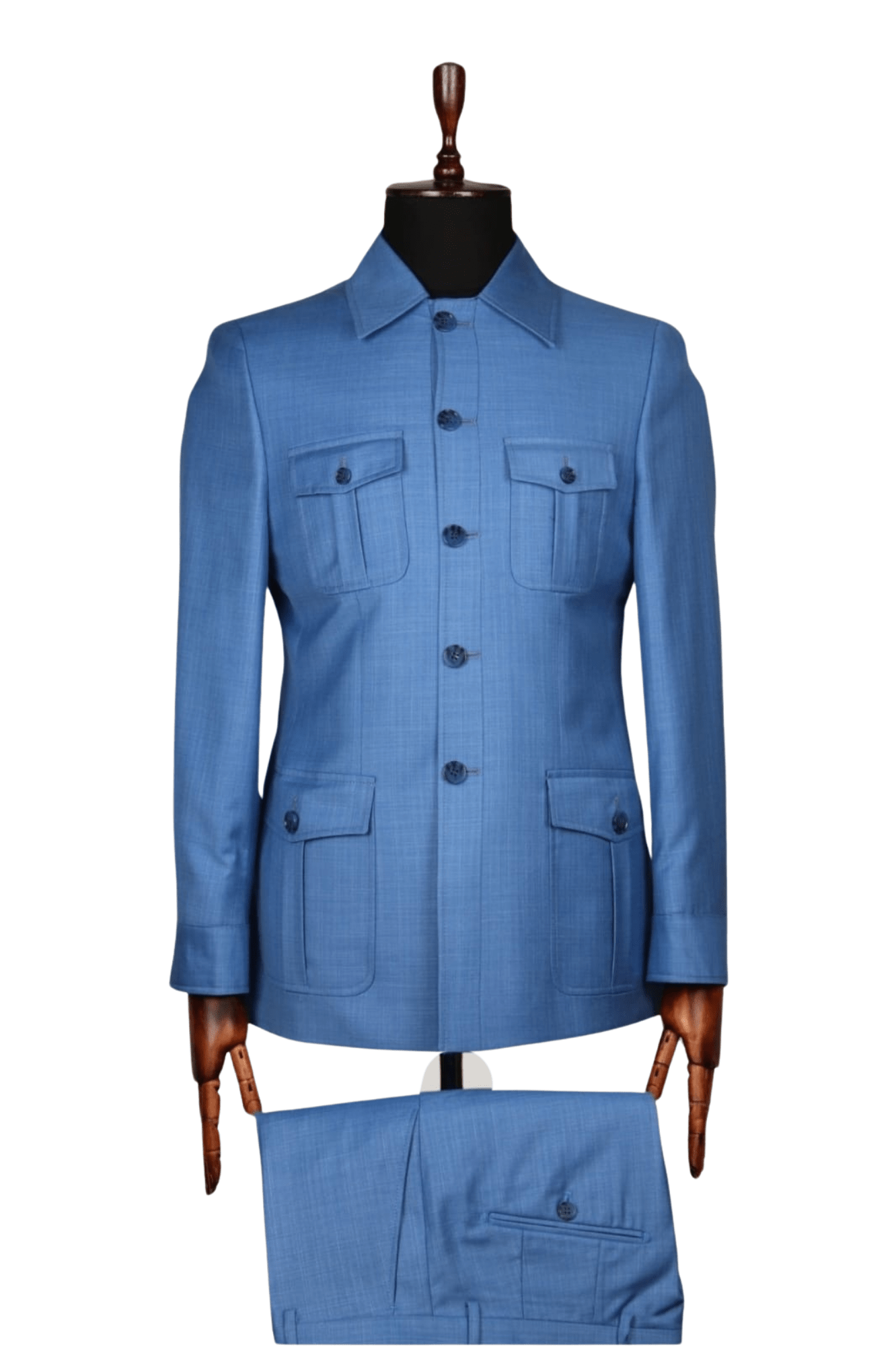 Costume Safari Bleu Ciel