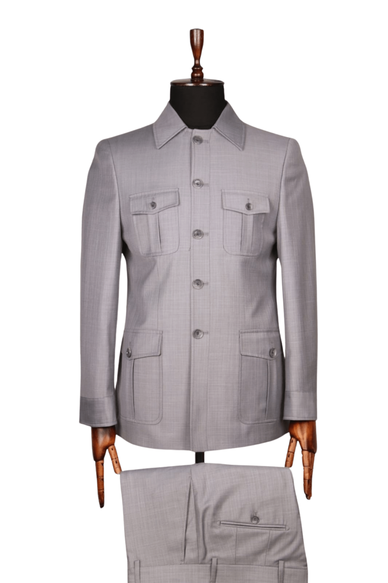 Light Gray Safari Suit