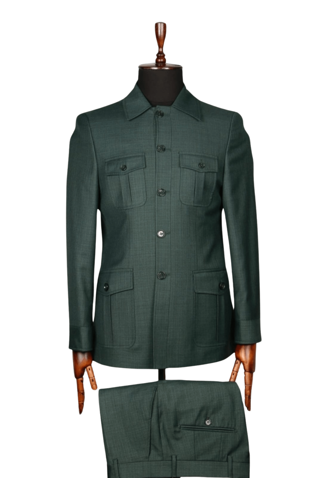 Green Safari Suit