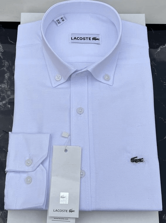 Chemise Lacoste blanche pour homme en vente à Dakar LACOSTE CHEMISES