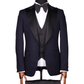 Ensemble smoking 3 pièces bleu et pantalon de mariage noir SMOKINGS MOUBARAK SHOP