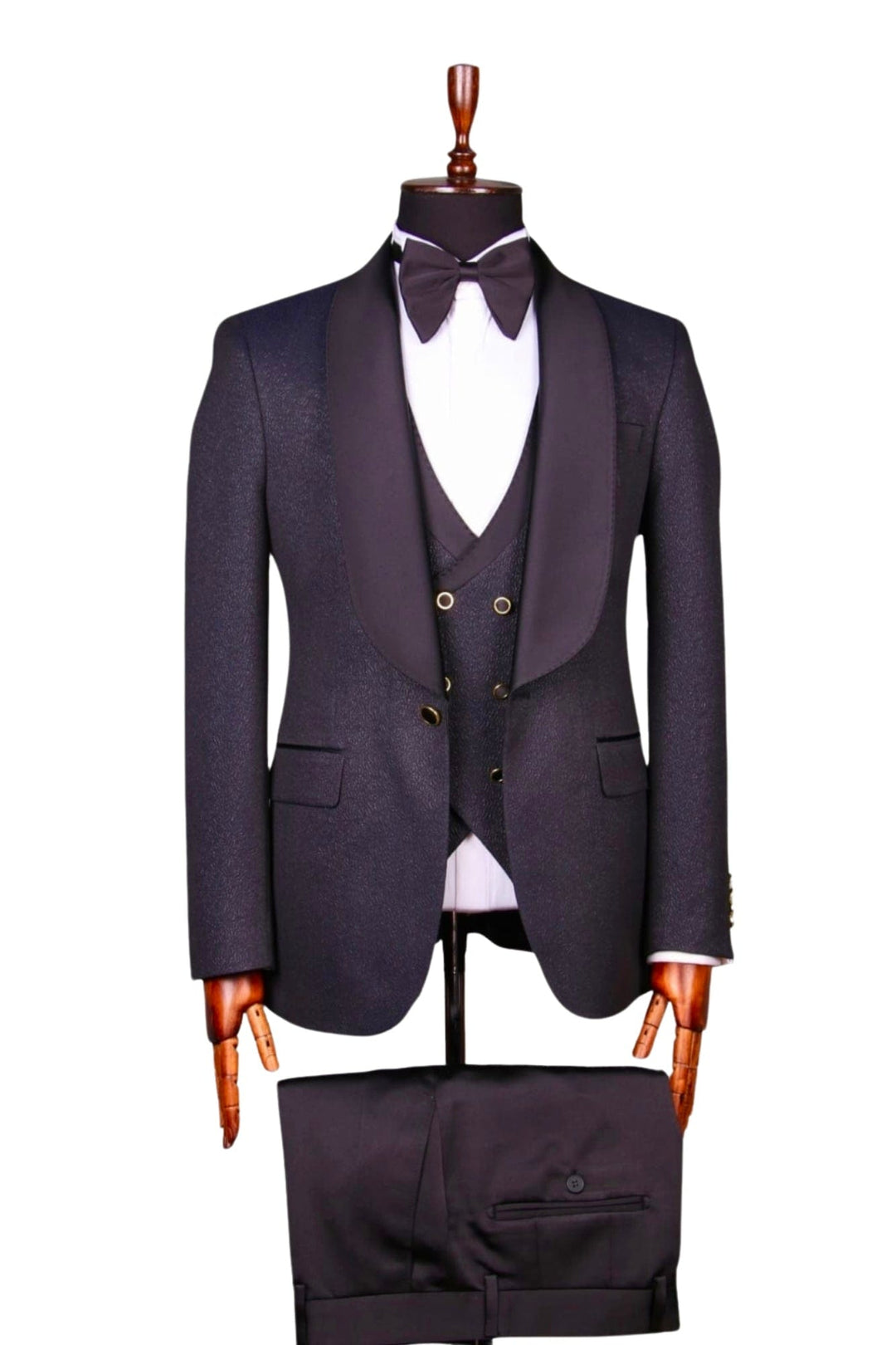 Ensemble smoking noir et pantalon de mariage noir SMOKINGS MOUBARAK SHOP