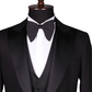 Ensemble smoking 3 pièces noir et pantalon de mariage noir SMOKINGS MOUBARAK SHOP