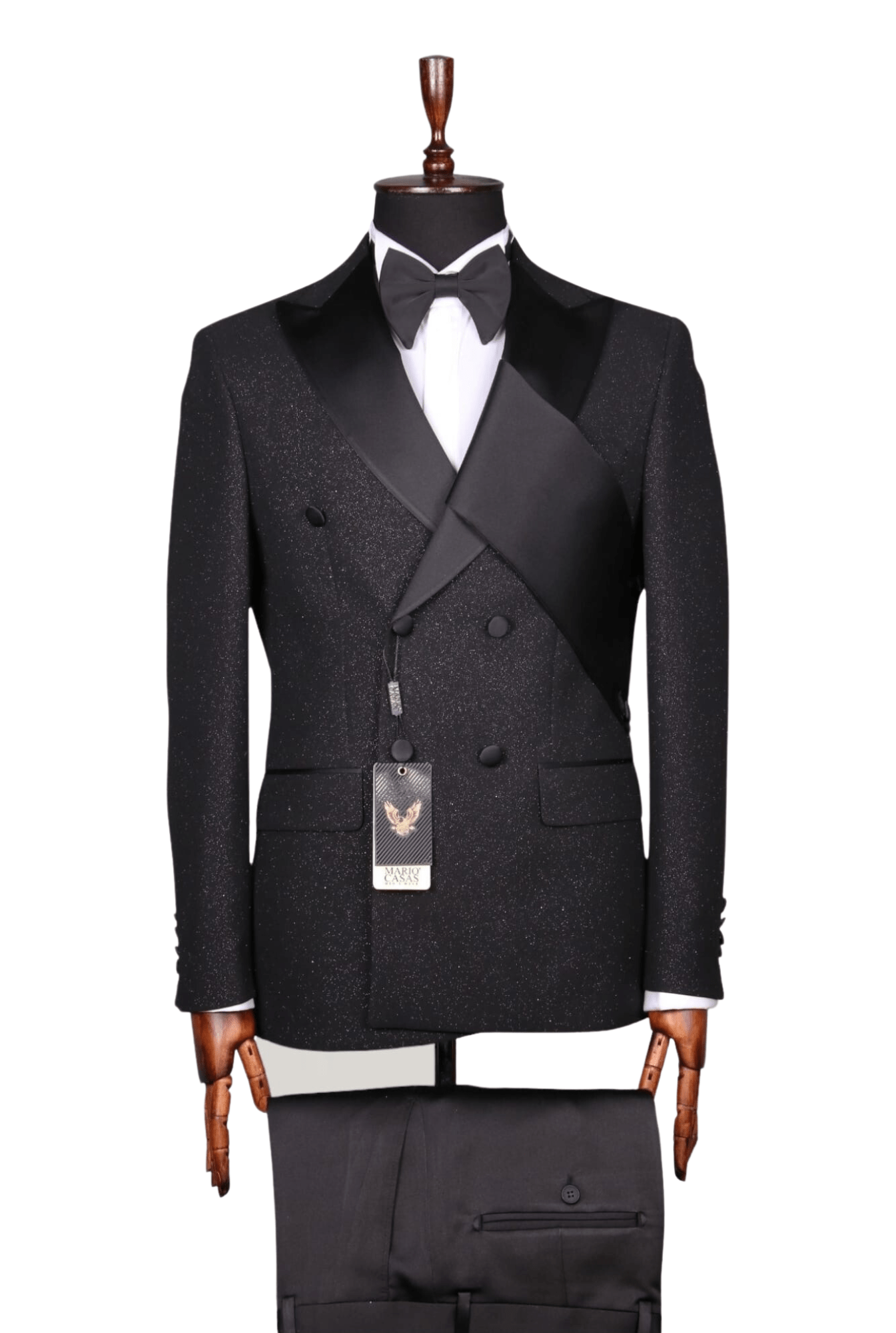 Black Double Breasted Tuxedo 2