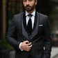 Ensemble smoking noir et pantalon de mariage noir SMOKINGS MOUBARAK SHOP