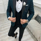 Ensemble smoking blanc et pantalon de mariage noir SMOKINGS MOUBARAK SHOP
